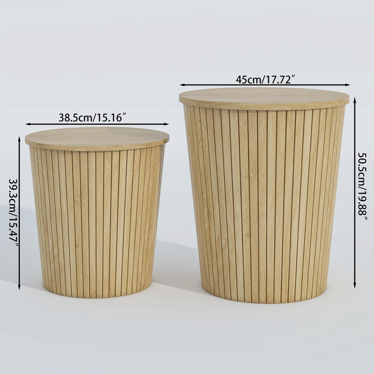2-Piece Round Coffee Table Set H979