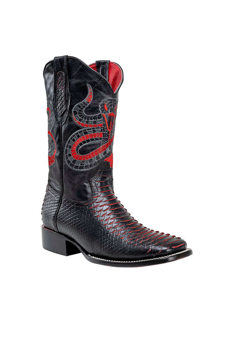 Men's Bi-tone Western Boot with Rubber Cap Y787646