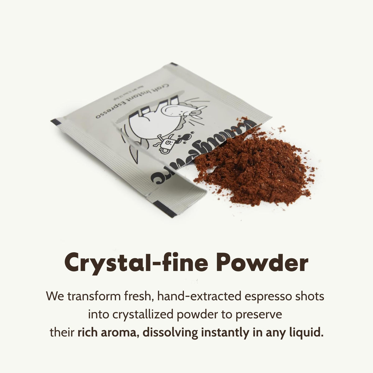 Instant Espresso 6 Packets x 0.1 oz Medium Dark Roast Sugar-Free H619829