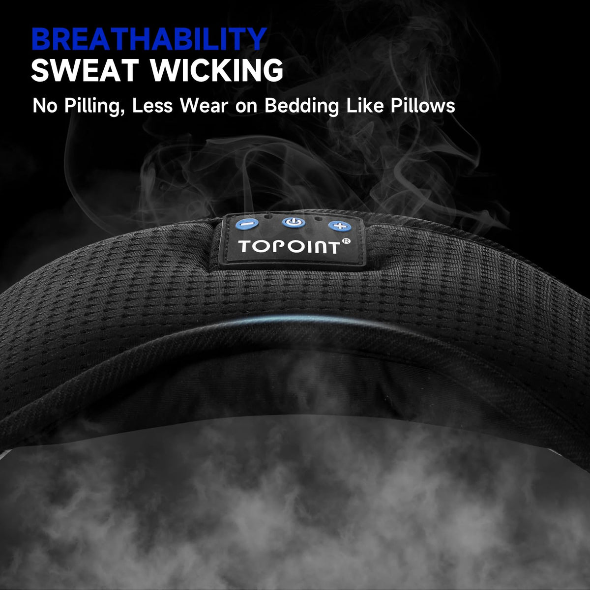 Cotton Sleep Mask Headphones Bluetooth Wireless with Microphone N4312