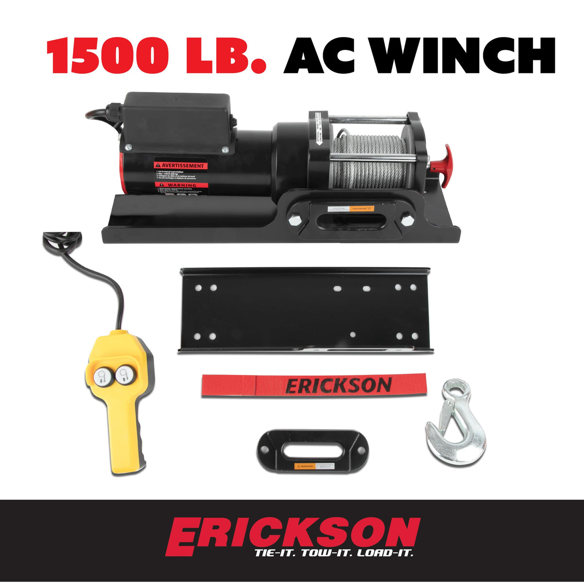 120V AC Electric Winch 1500lb Capacity X226