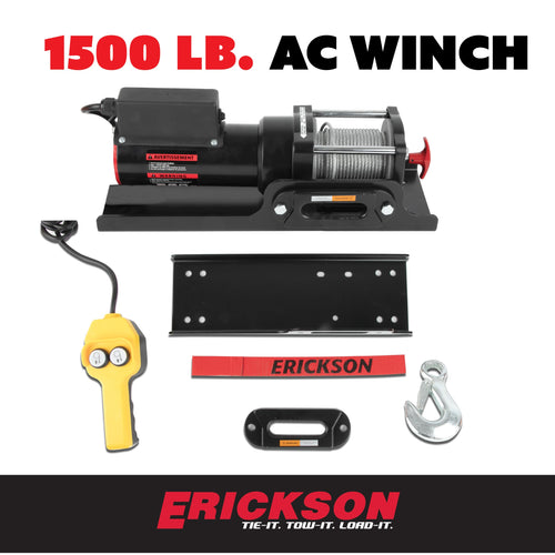 120V AC Electric Winch 1500lb Capacity X226