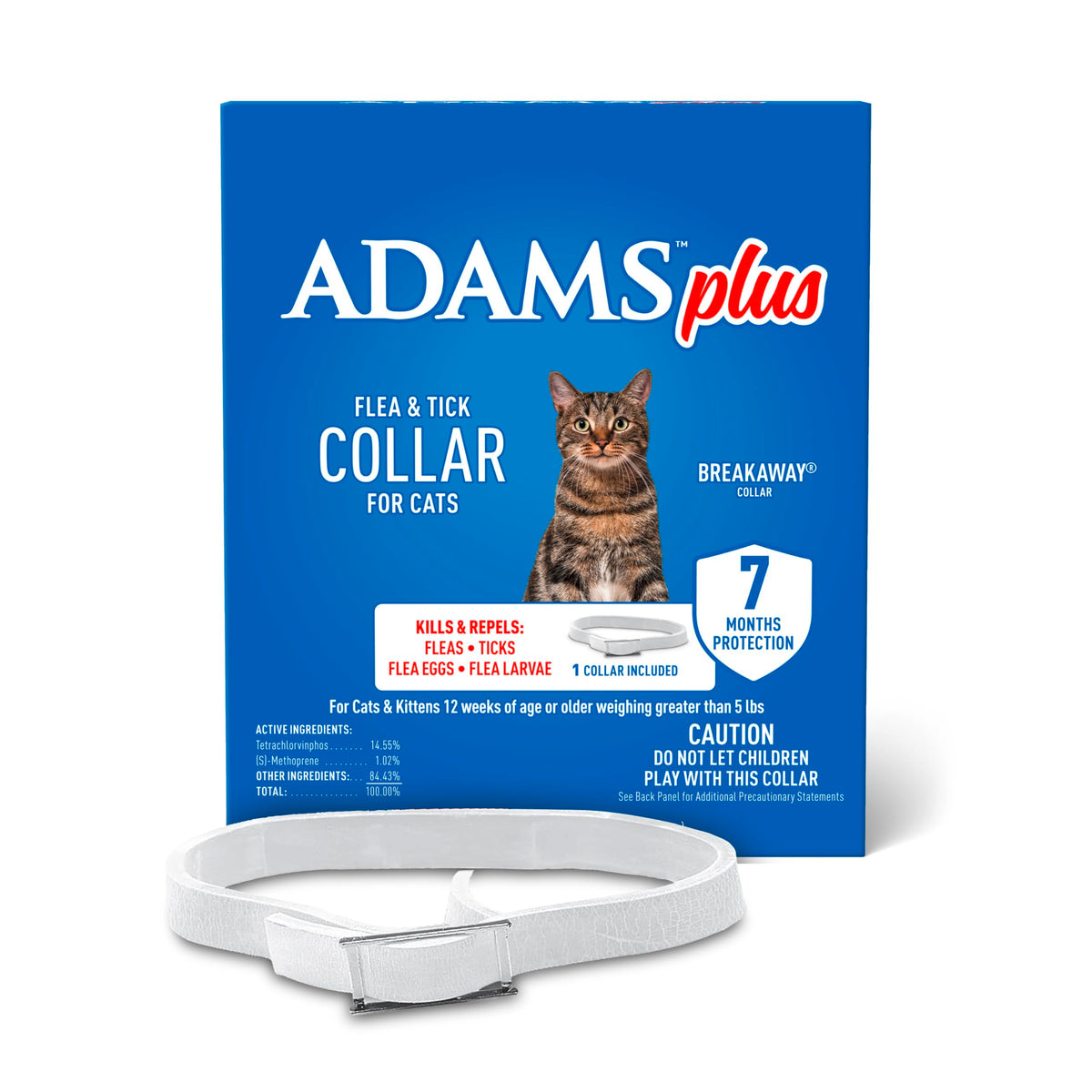 Adjustable Flea & Tick Collar for Cats Q254845