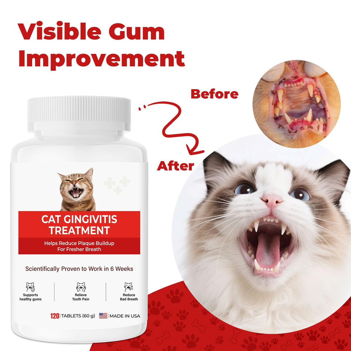 Cat Dental Care Tablets W54941