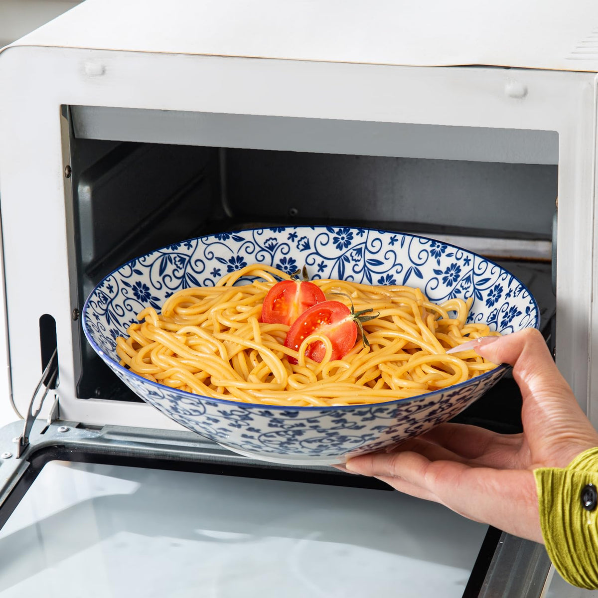 40 Oz Ceramic Pasta Bowls Set of 4 C8460