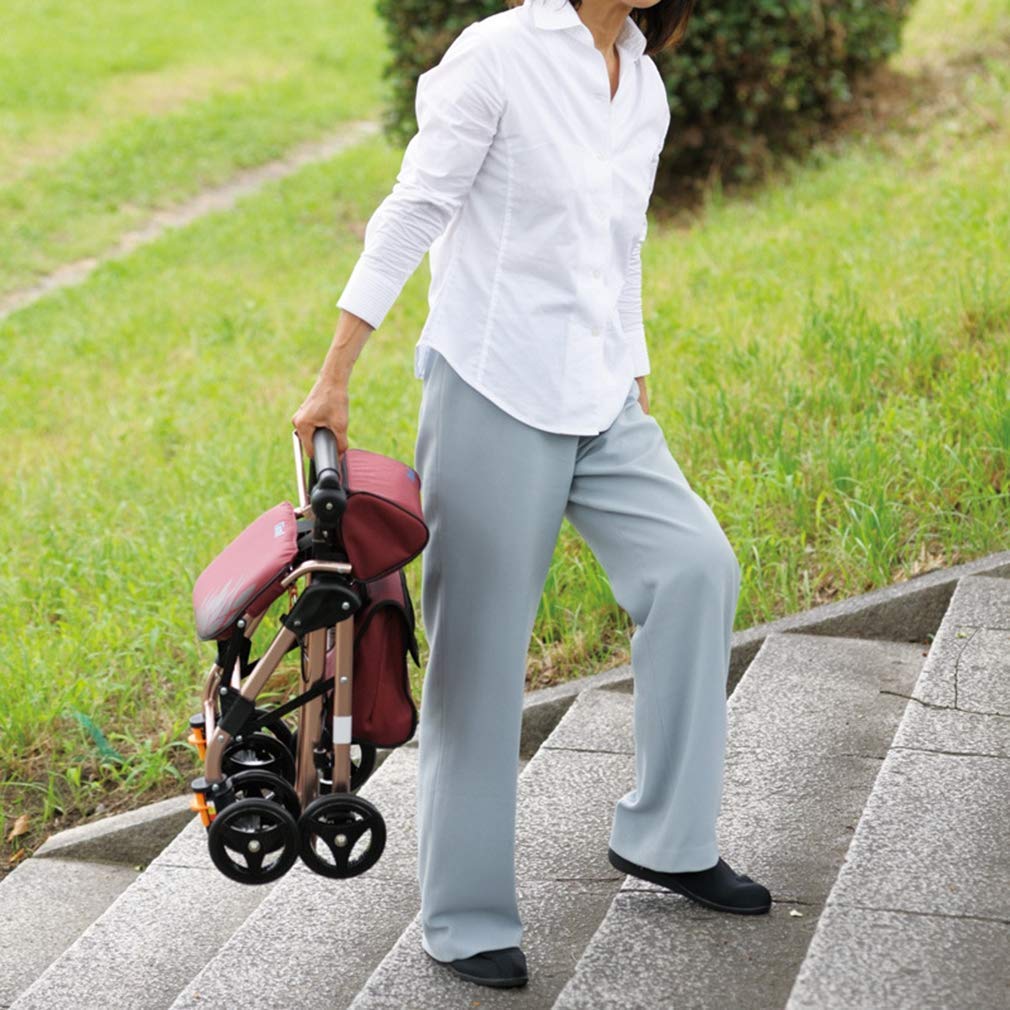 4 Wheels Foldable Rollator Walker with Seat P502037