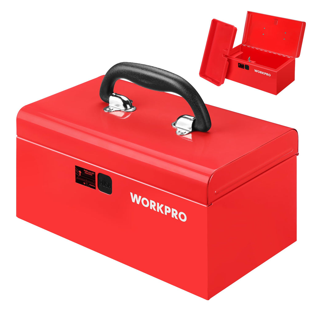 10.8" Mini Metal Tool Box with Removable Tray X444182