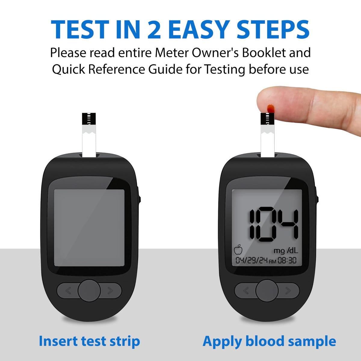 Blood Glucose Test Strips, 200 Count V745