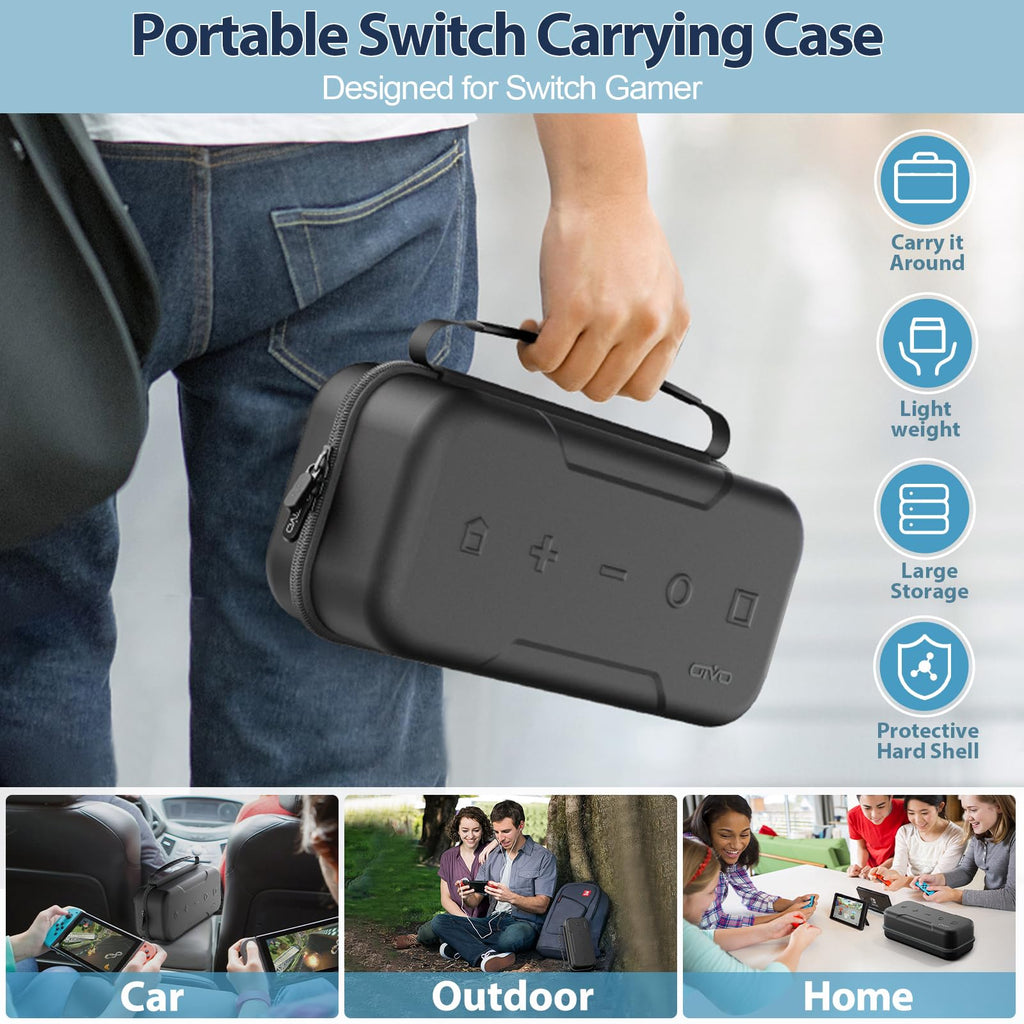 Switch OLED Carrying Case with 20 Games G528617