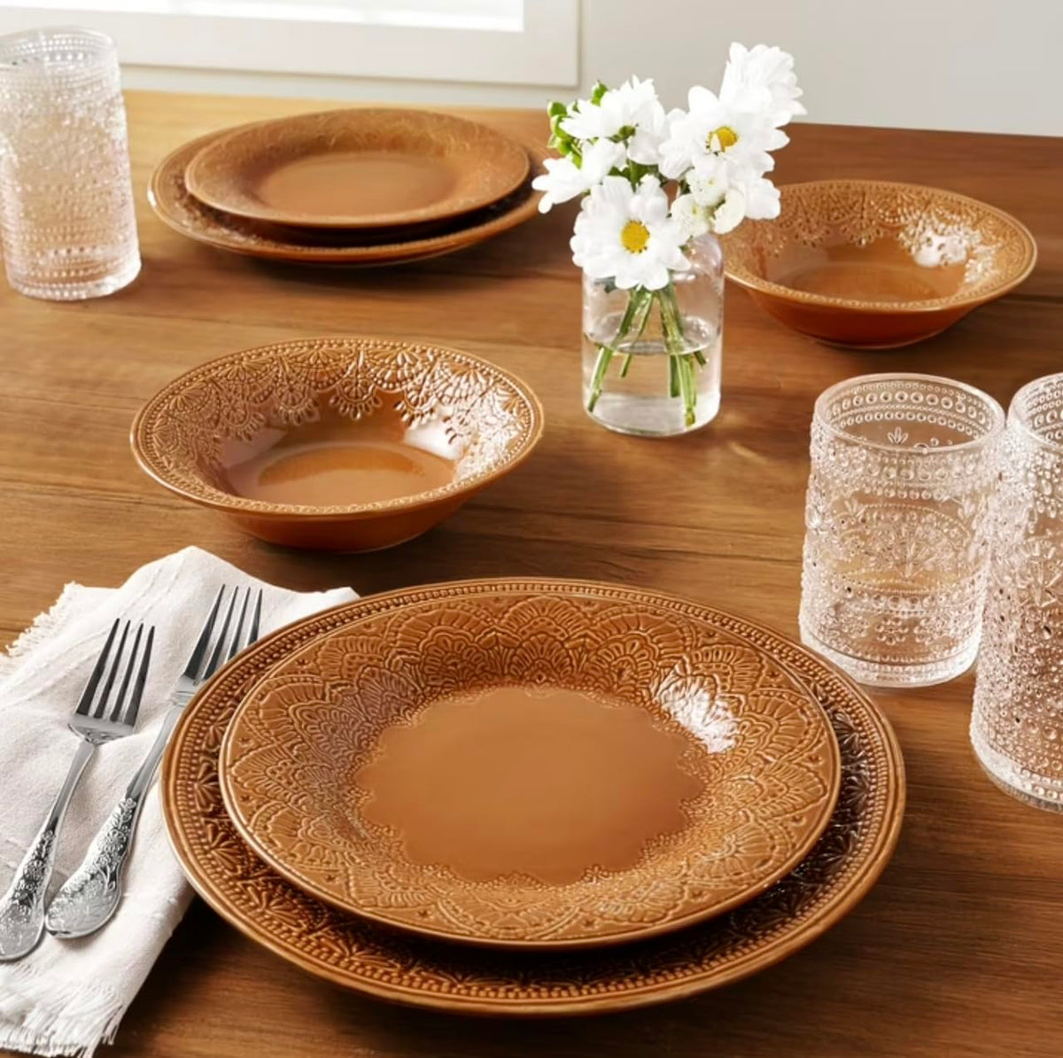 12-Piece Ceramic Dinnerware Set X75692