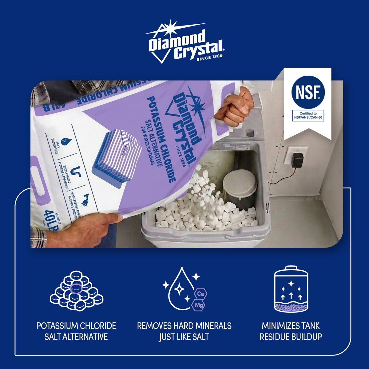 Potassium Chloride Salt Alternative 40 Pounds R282