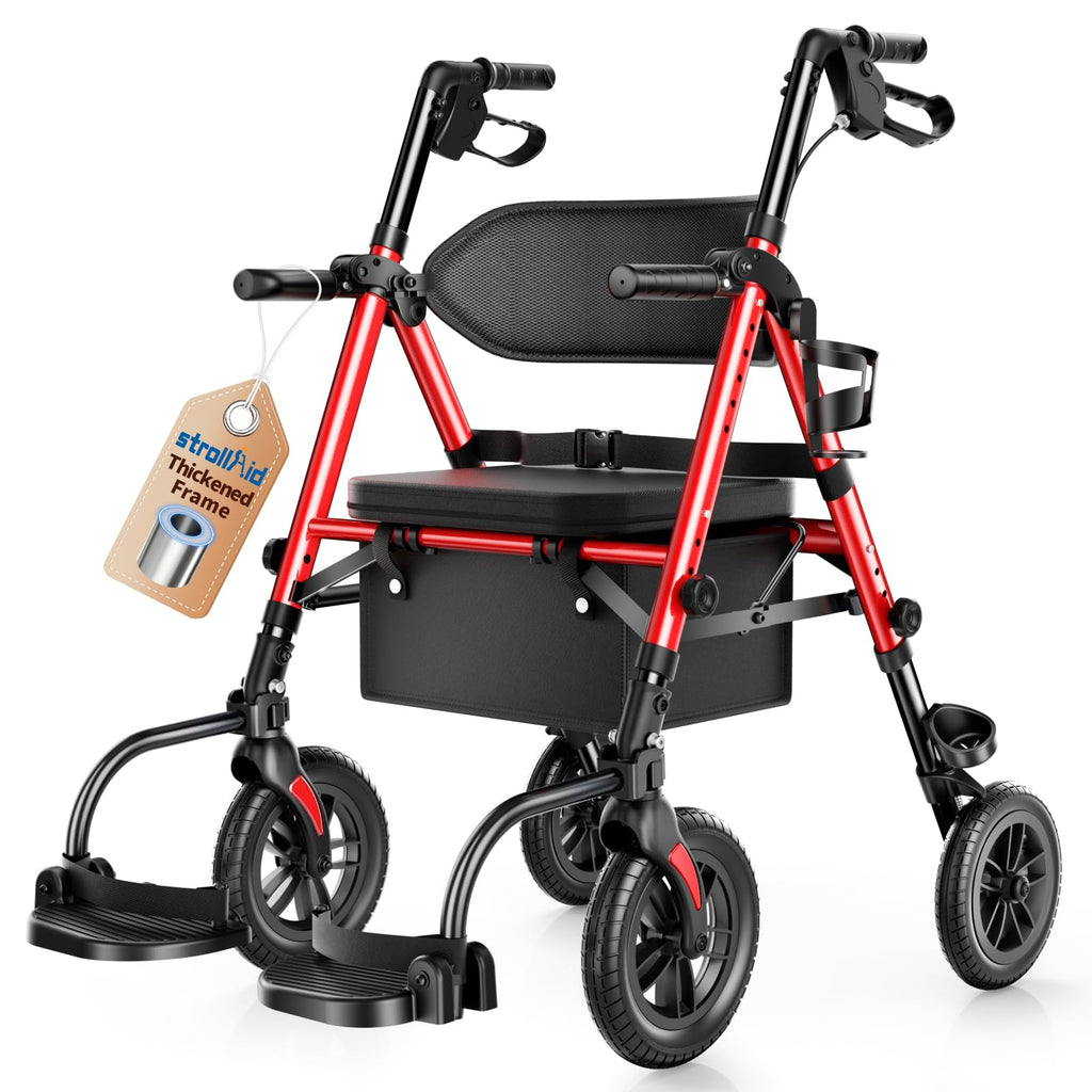 2 in 1 Rollator Wheelchairs Combo with Seat U7858