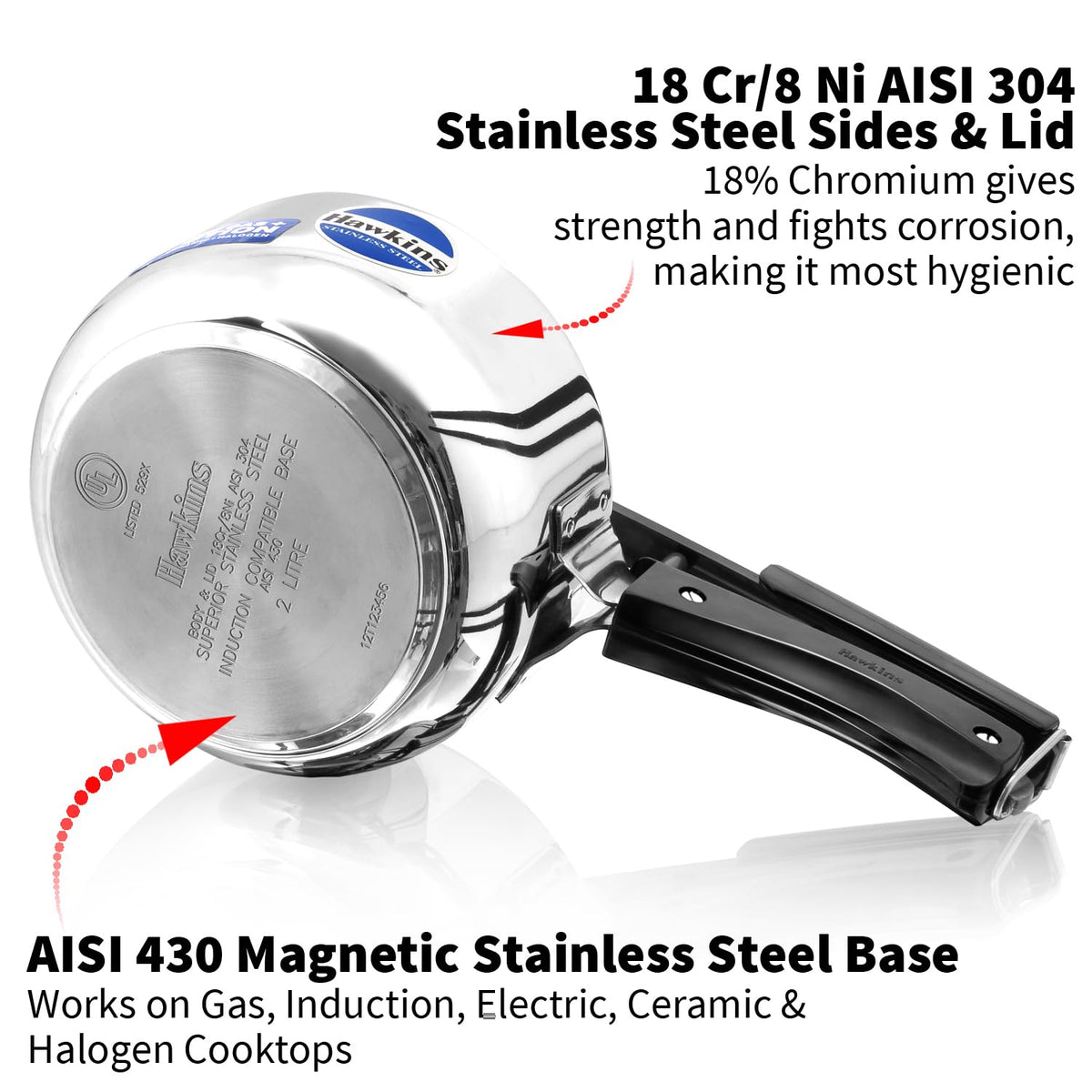 2 Litre Pressure Cooker S3353