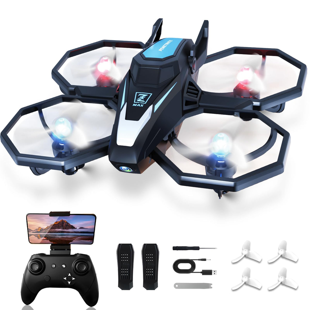 Mini Drones with Camera 1080P HD RC Quadcopter V825