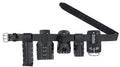 Black Leather 5-Piece Tool Belt Set K6280
