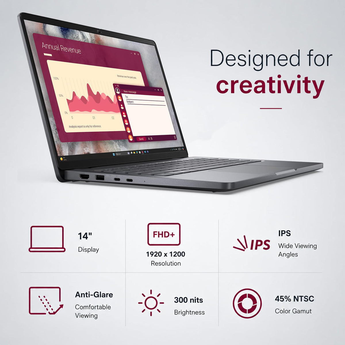 14" FHD+ Intel Core 5 16GB 512GB SSD Laptop H8592