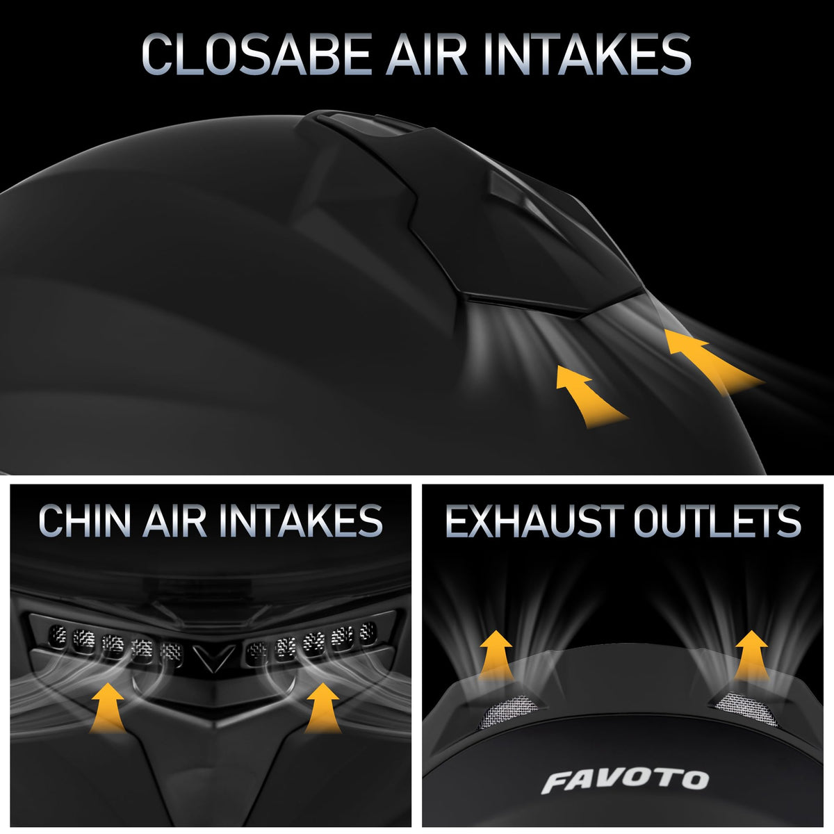 Full Face Motorcycle Helmet with Dual Visors E228159