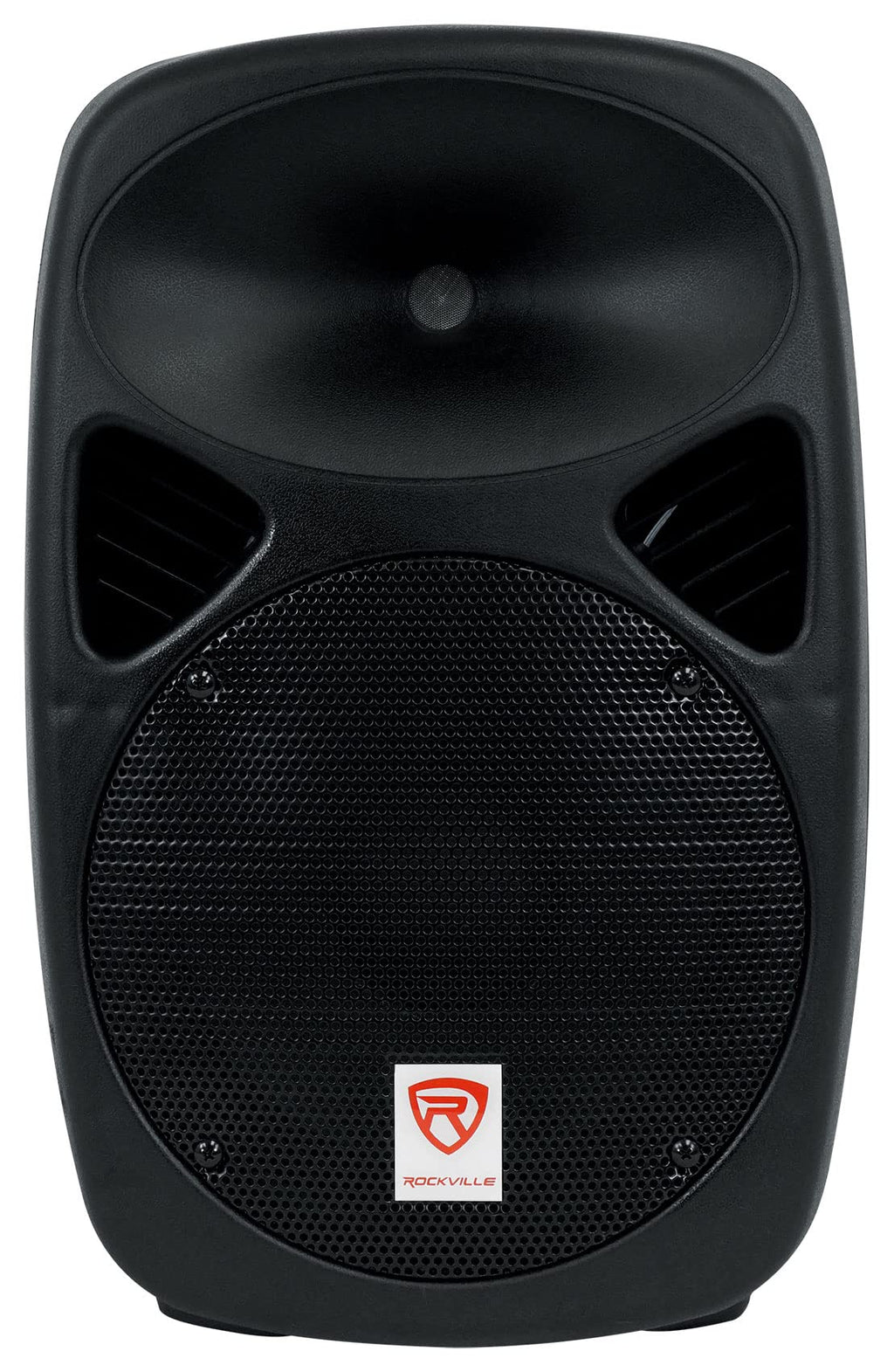 Powered PA Speaker Package with Mic Stands Cables V6620