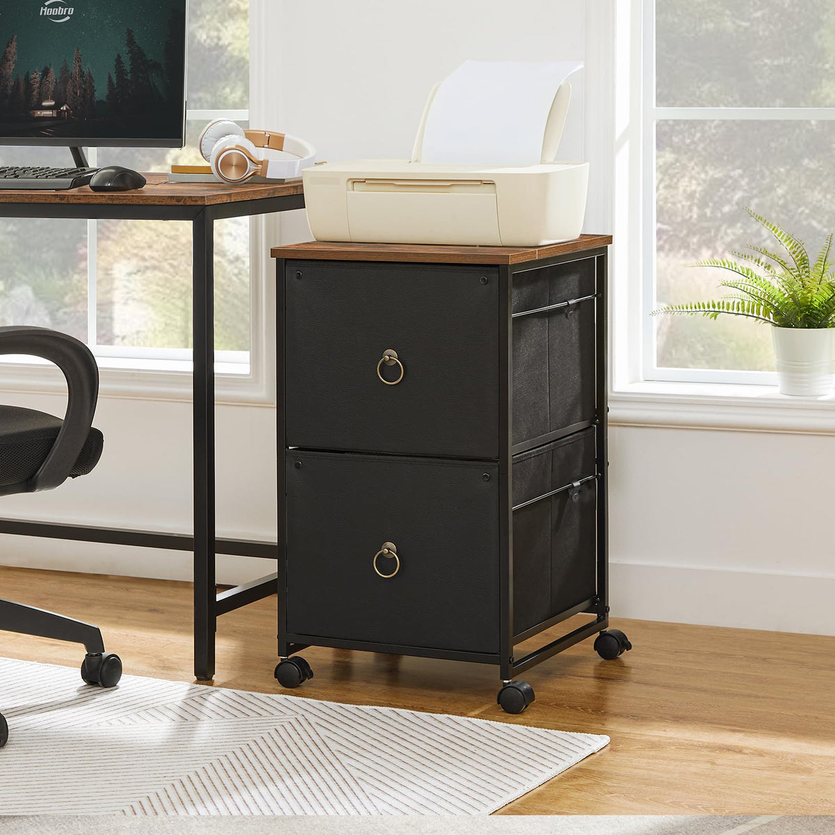 2 Drawer Mobile File Cabinet I88499