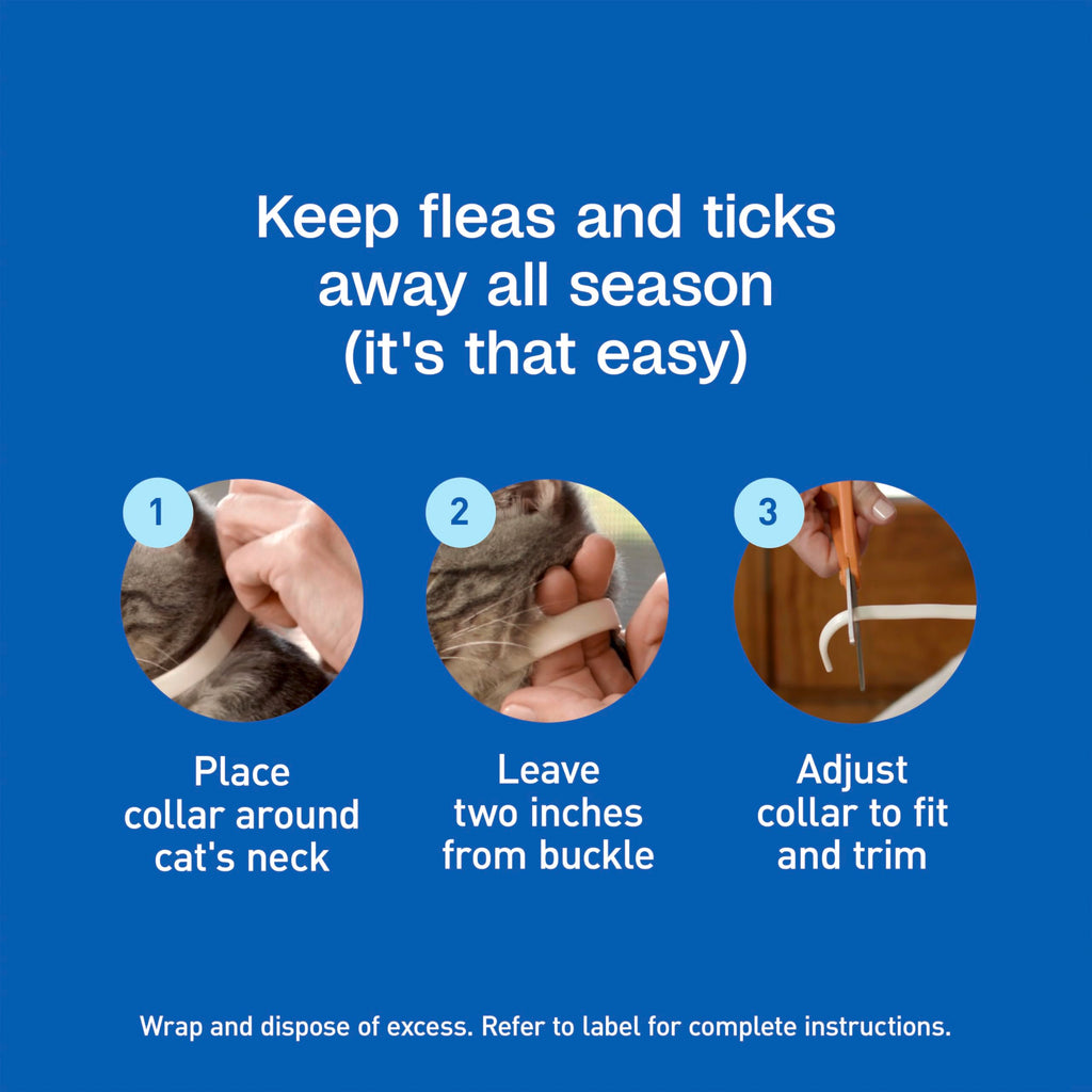 Adjustable Flea & Tick Collar for Cats Q254845