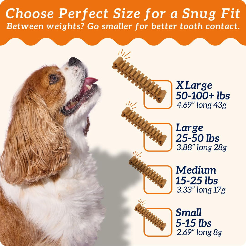 Small Flexible Dog Dental Chews 22Ct W81535
