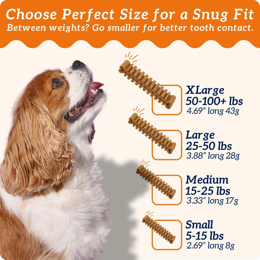 Small Flexible Dog Dental Chews 22Ct W81535