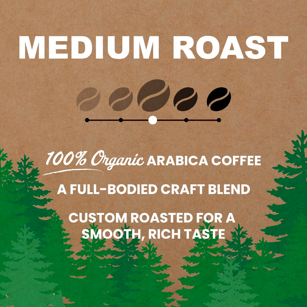 Organic Medium Roast Compostable Coffee Pods, 10CT Z471150