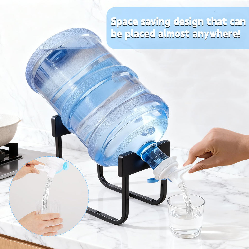 3-5 Gallon Water Jug Stand with Dispenser Valves O2495