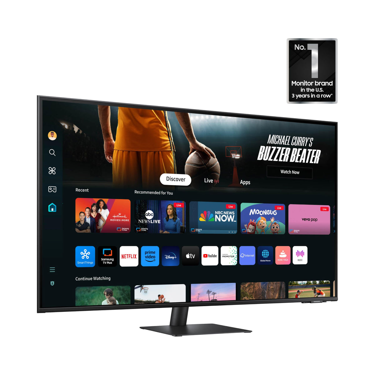 43-Inch 4K UHD Smart Monitor with Speakers S55293