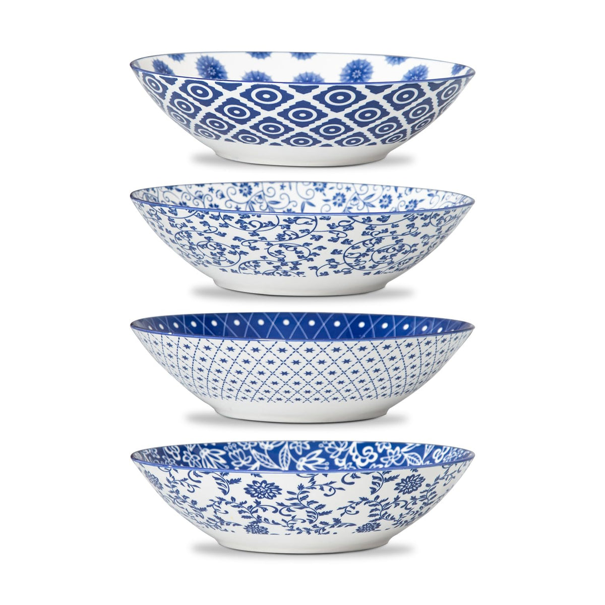 40 Oz Ceramic Pasta Bowls Set of 4 C8460