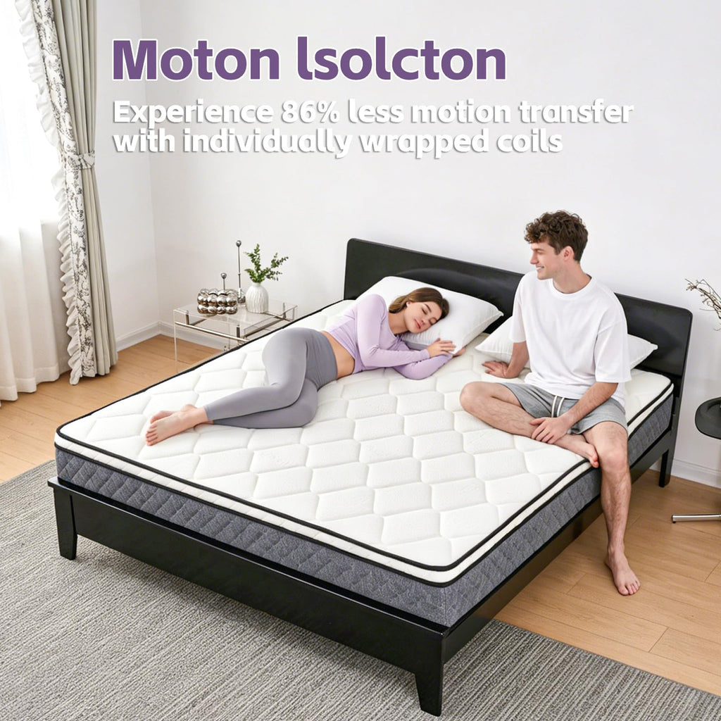 Full Size 12 inch Cooling Hybrid Mattress O8140