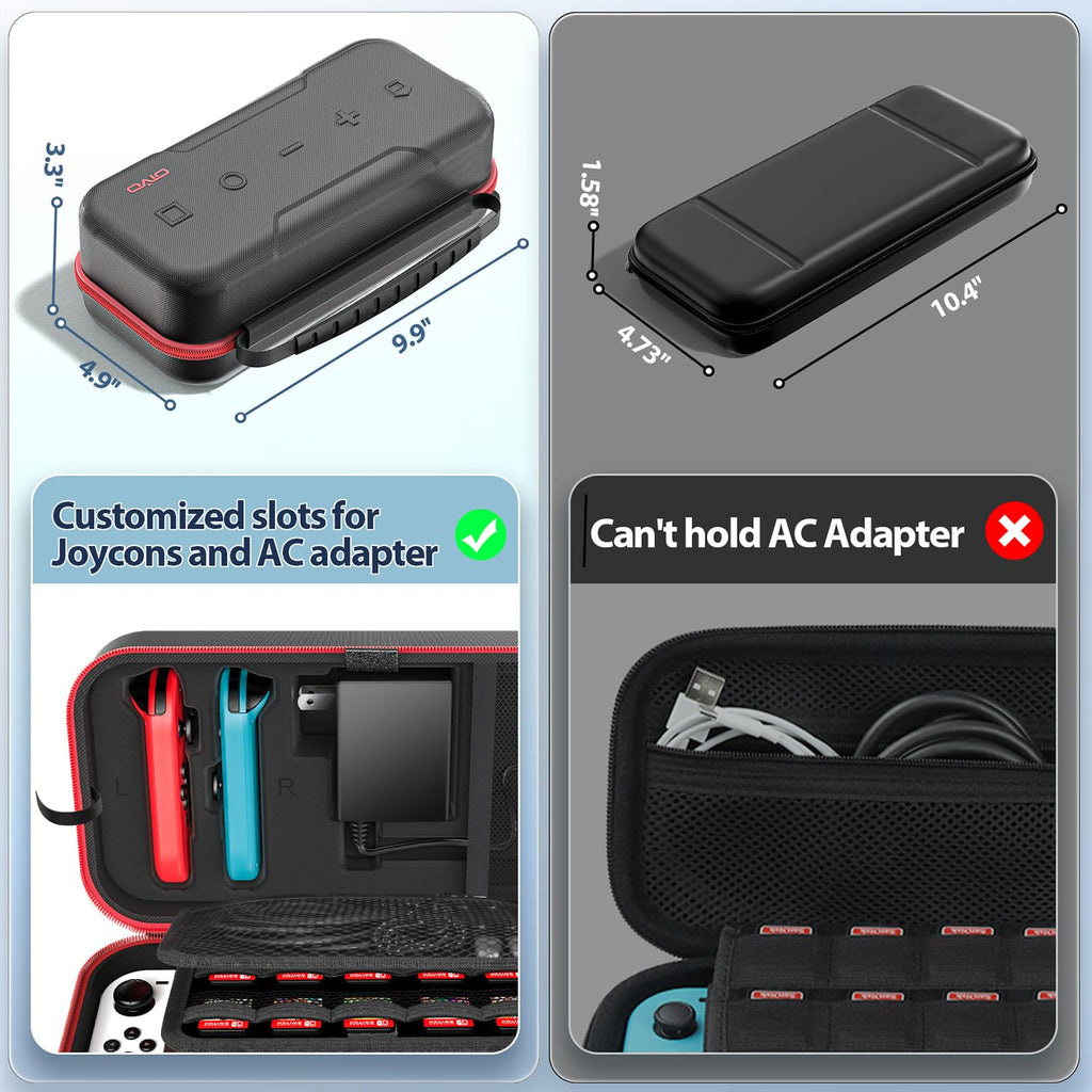 Switch OLED Carrying Case with 20 Games G528617