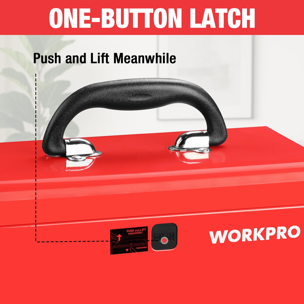 10.8" Mini Metal Tool Box with Removable Tray X444182