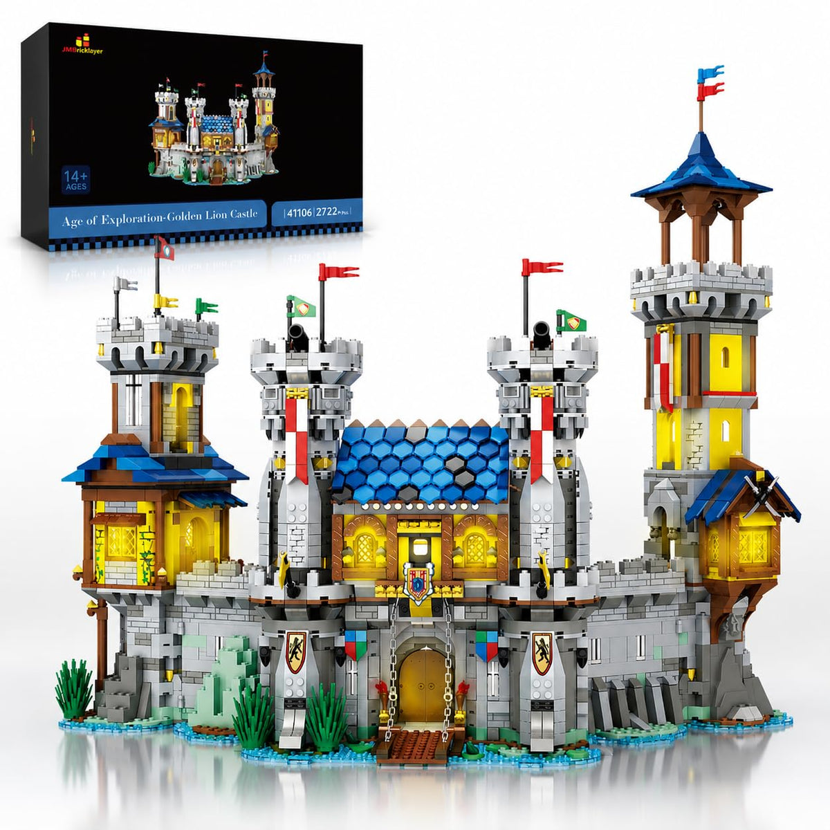 Medieval Castle Building Set with LED Light X871873