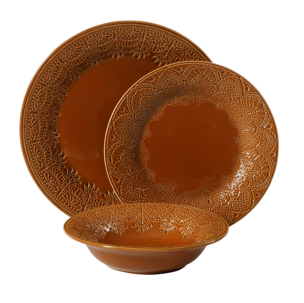 12-Piece Ceramic Dinnerware Set X75692