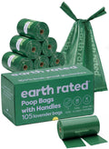 Dog Poop Bags 105 Easy Tie Handle Lavender Z897