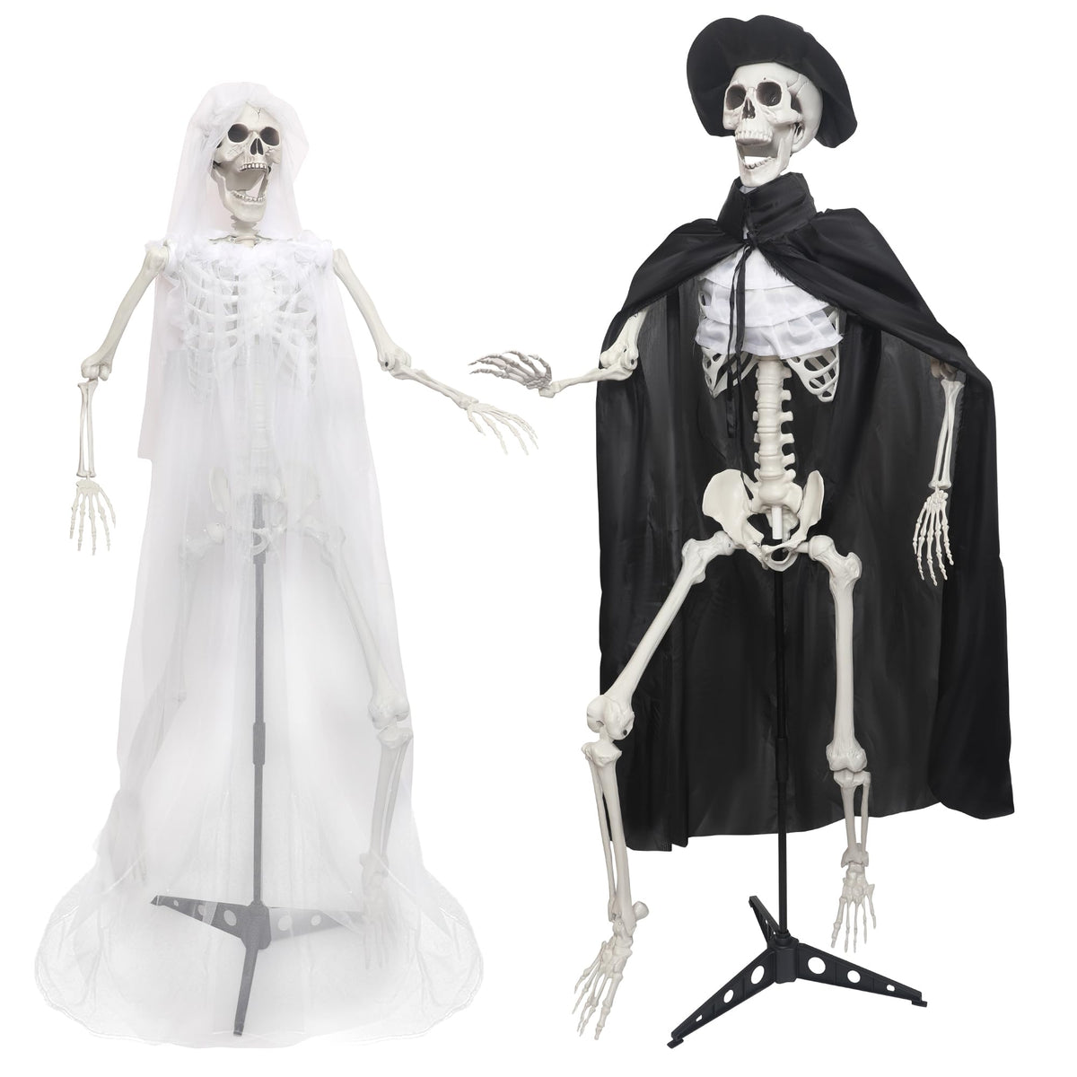 5.4Ft Life Size Skeletons with Stand Y2400