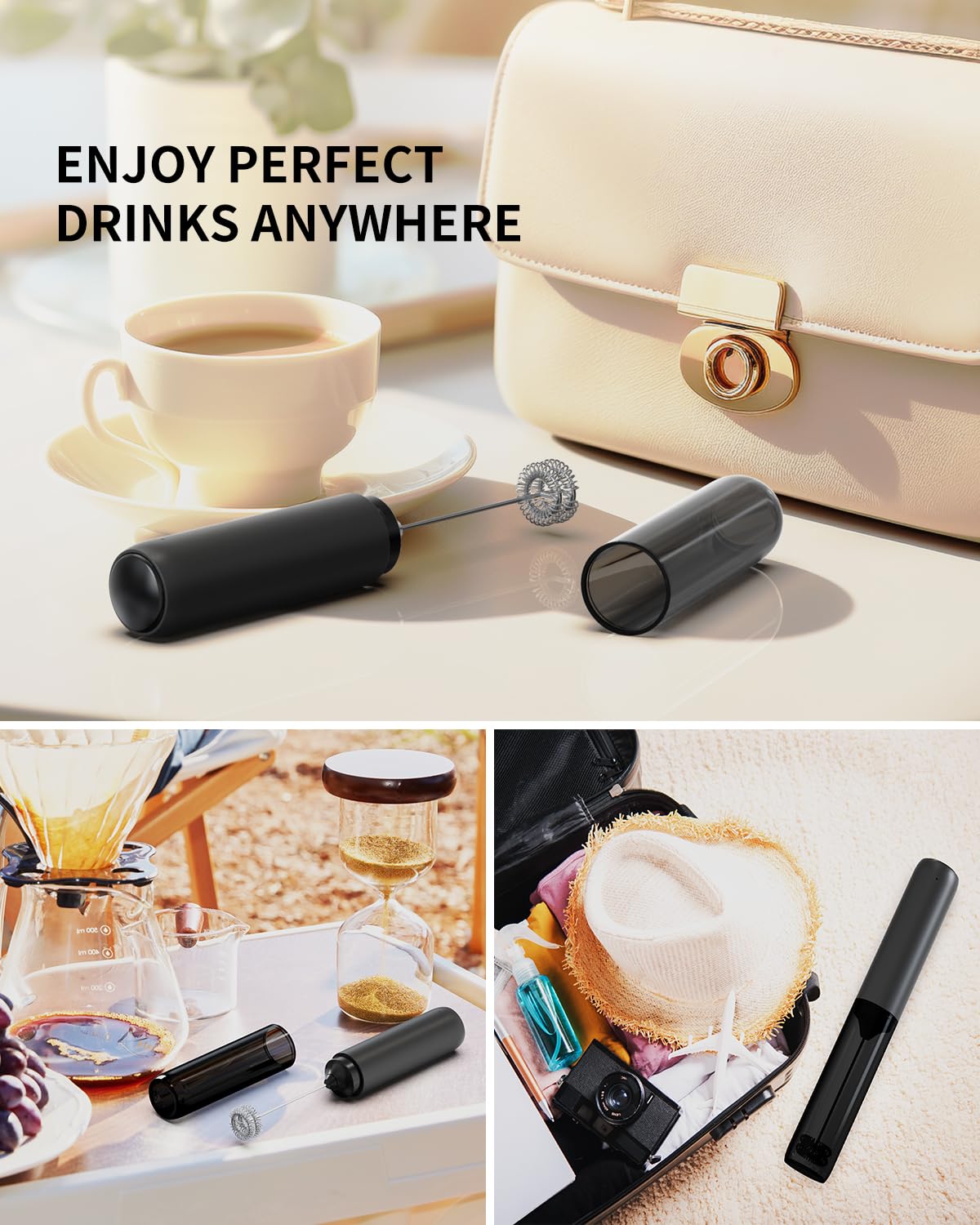 Rechargeable Handheld Milk Frother E20664