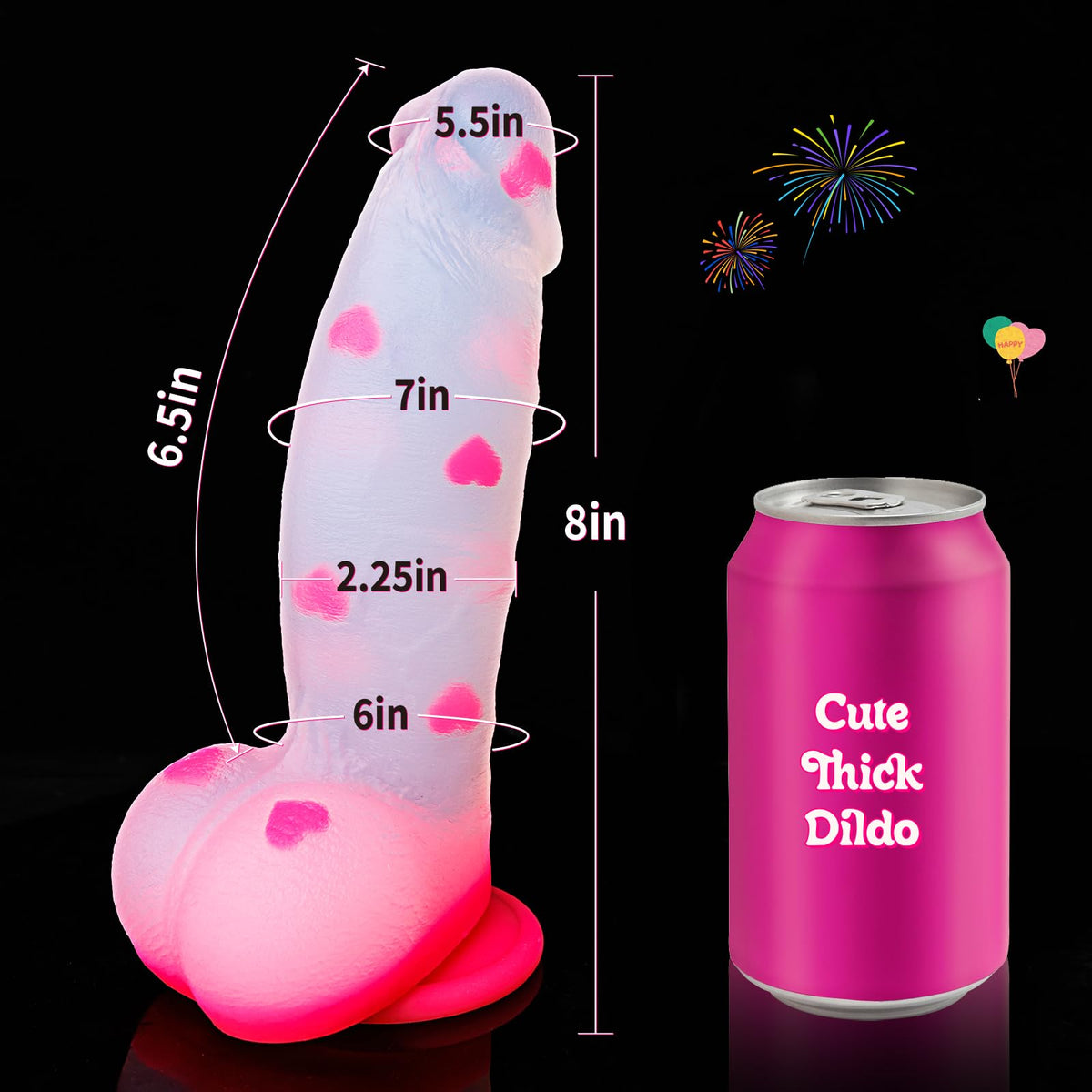 12" Thick Dildo & 8" Dildo B9270