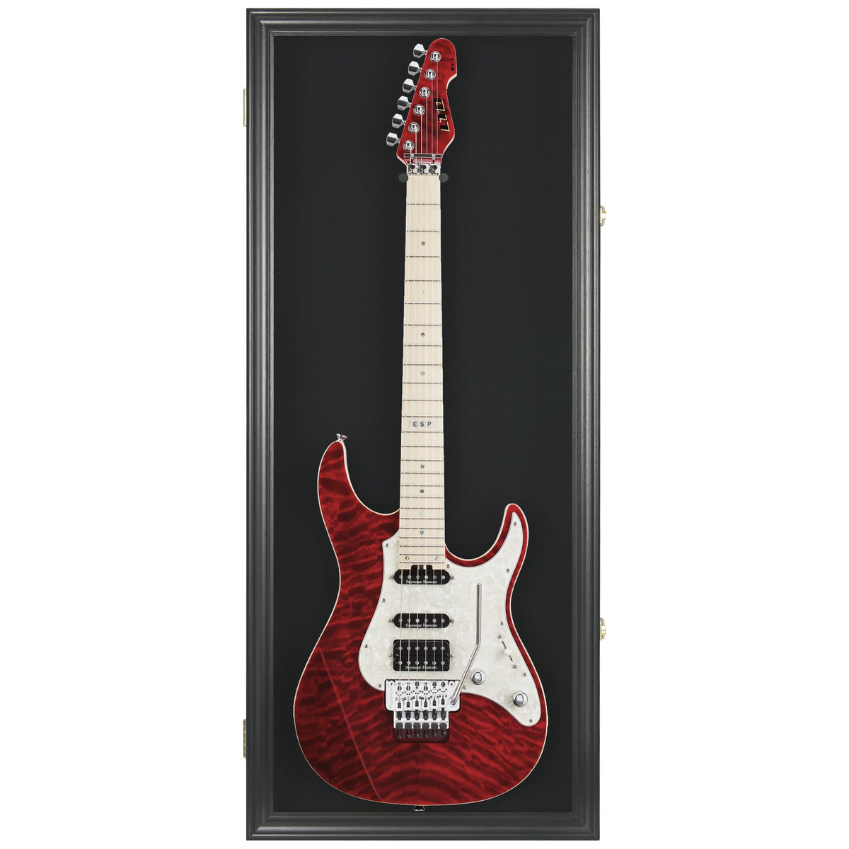 42" Electric Guitar Display Case Cabinet Shadow Box with Lock Y1644