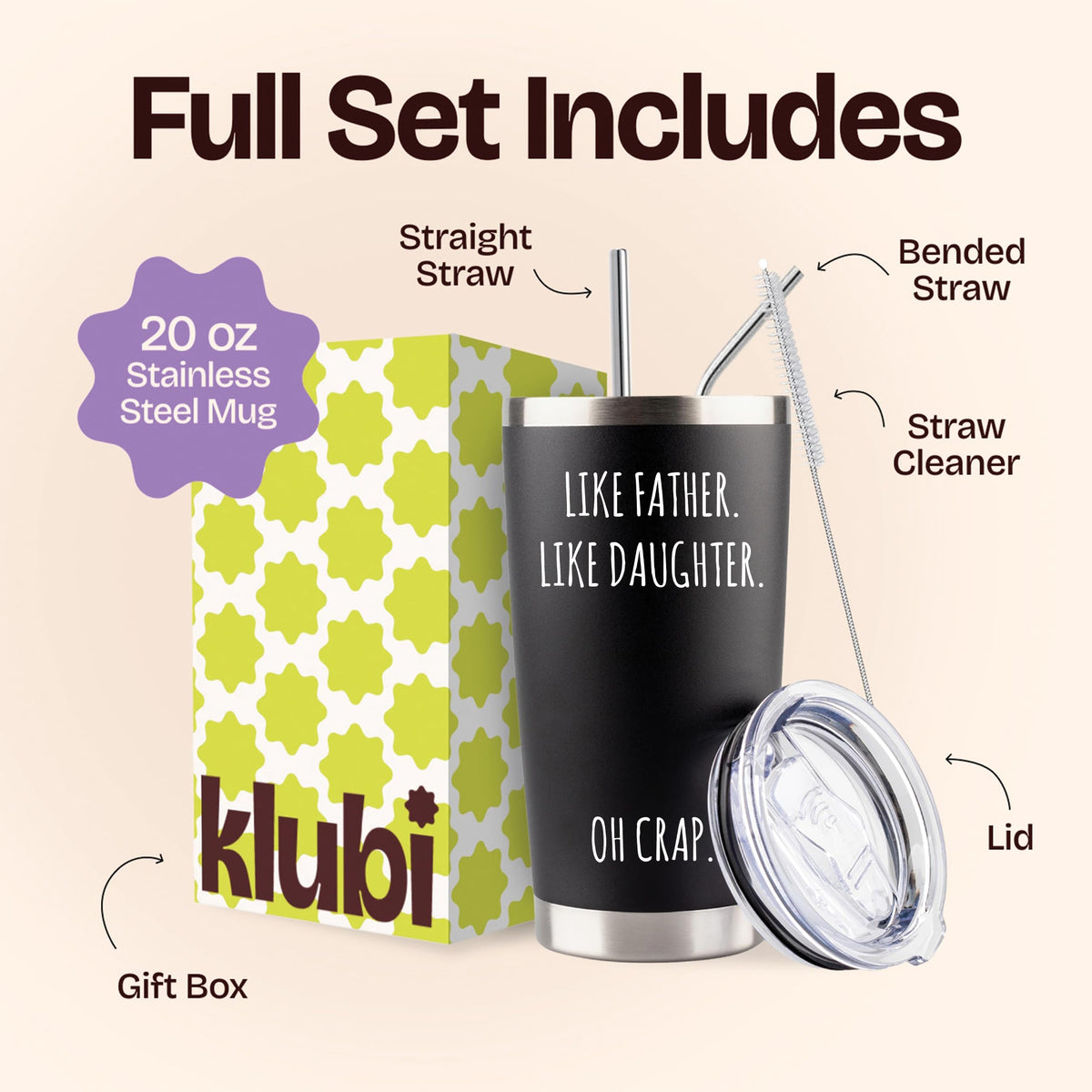 20oz Travel Coffee Tumbler Mug K20722