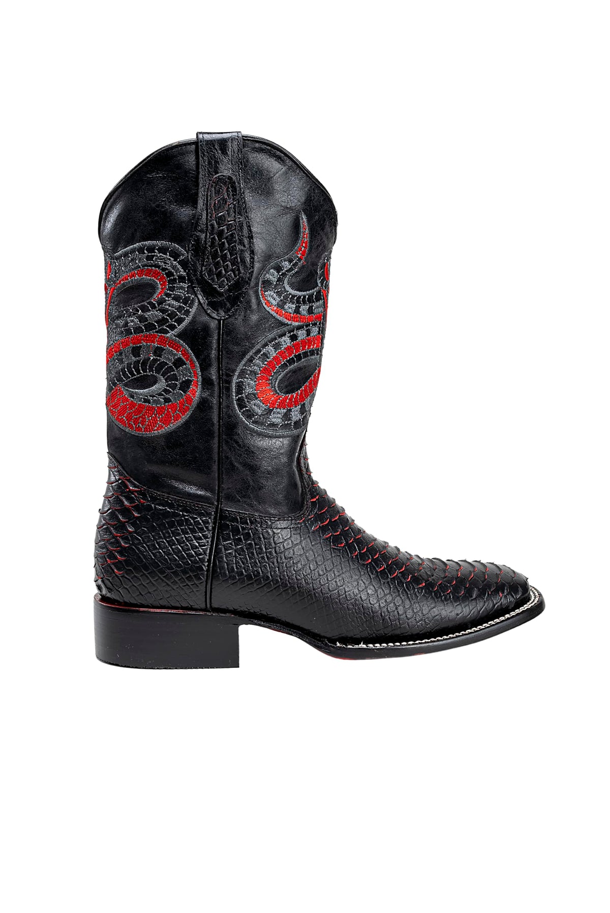 Men's Bi-tone Western Boot with Rubber Cap Y787646