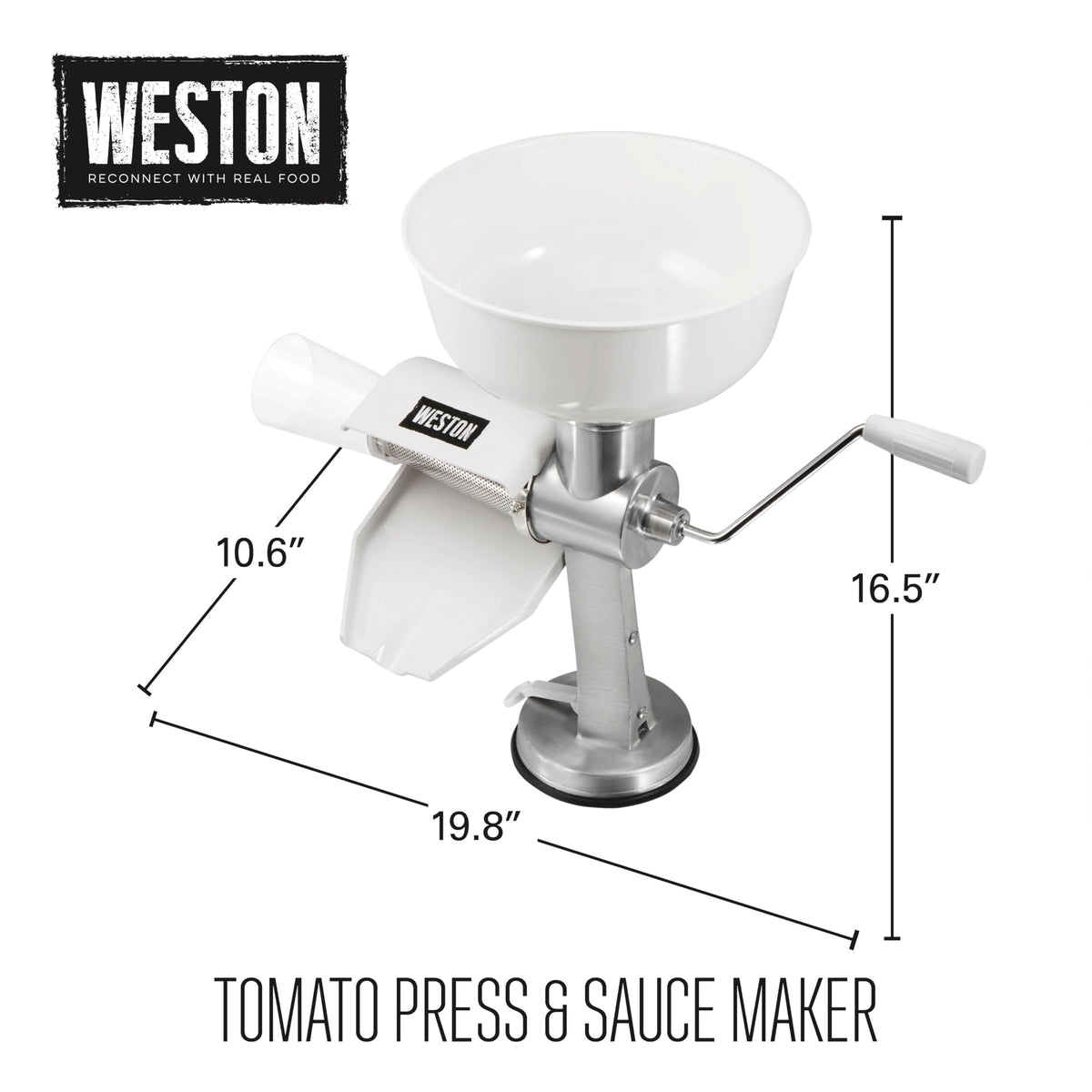 Food Strainer and Sauce Maker White K2668