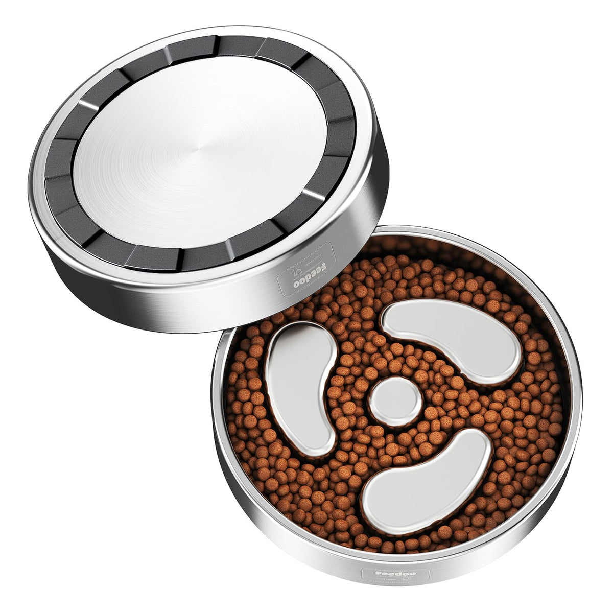 Slow Feeder Dog Bowl 304 Stainless Steel Non-Slip C2909