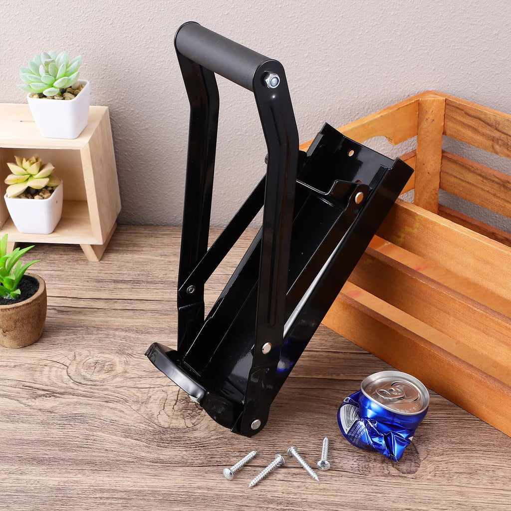 Heavy Duty Stainless Steel Wall Mounted Can Crusher P9400