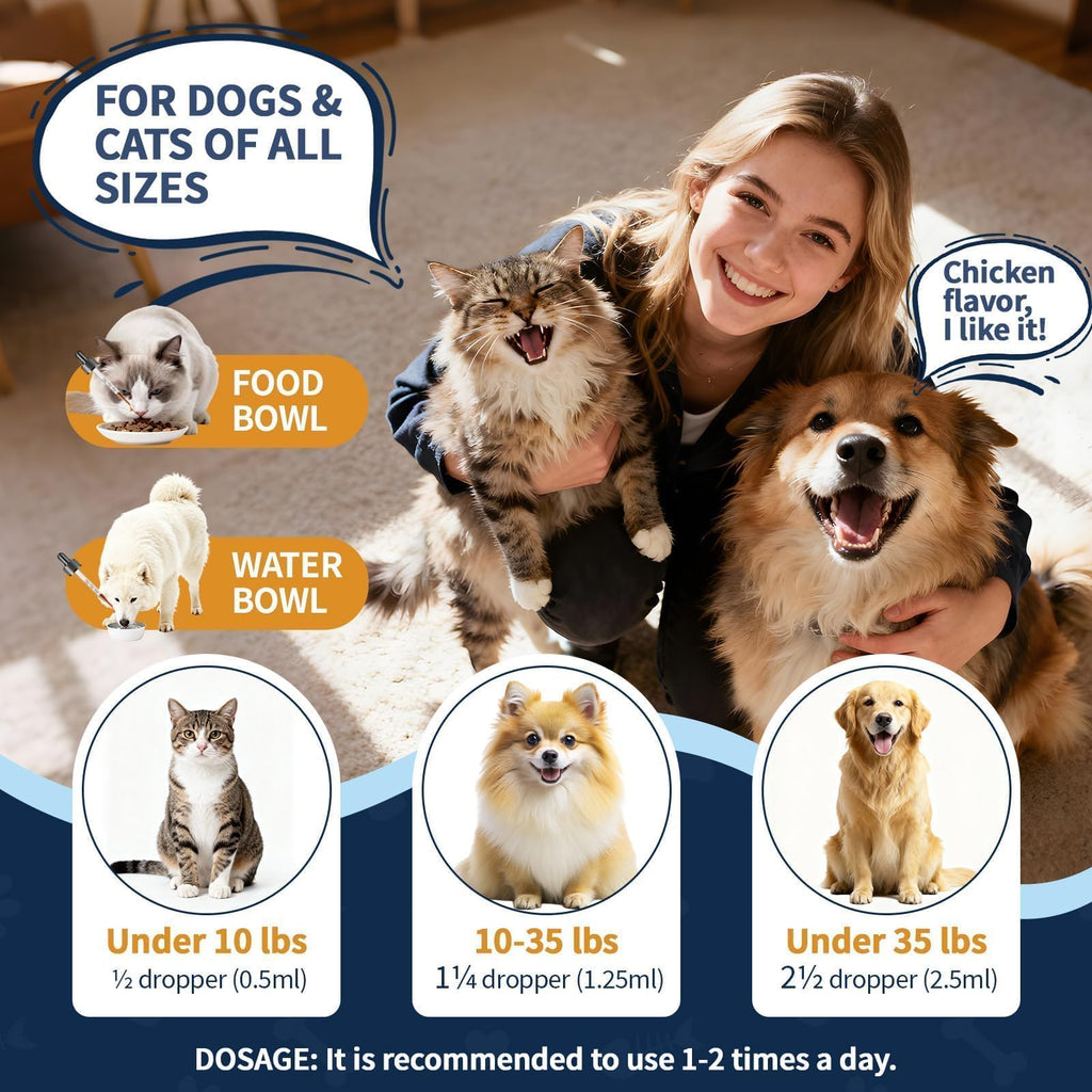 Flea and Tick Prevention for Cats and Dogs Drops F983318