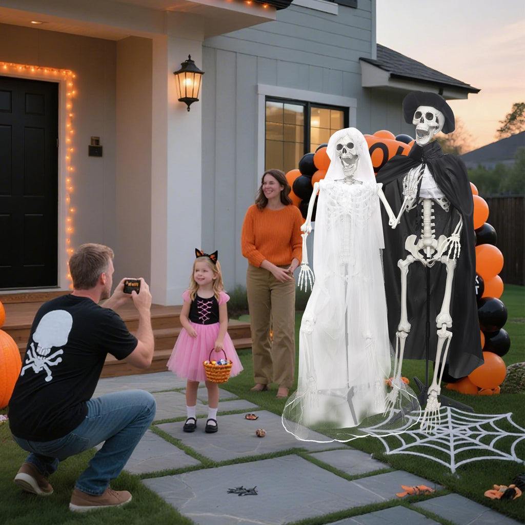 5.4Ft Life Size Skeletons with Stand Y2400