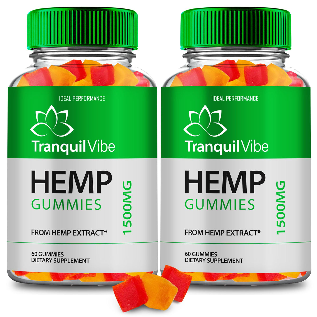 Hemp Gummies Maximum Strength All Natural 2 Pack O9619