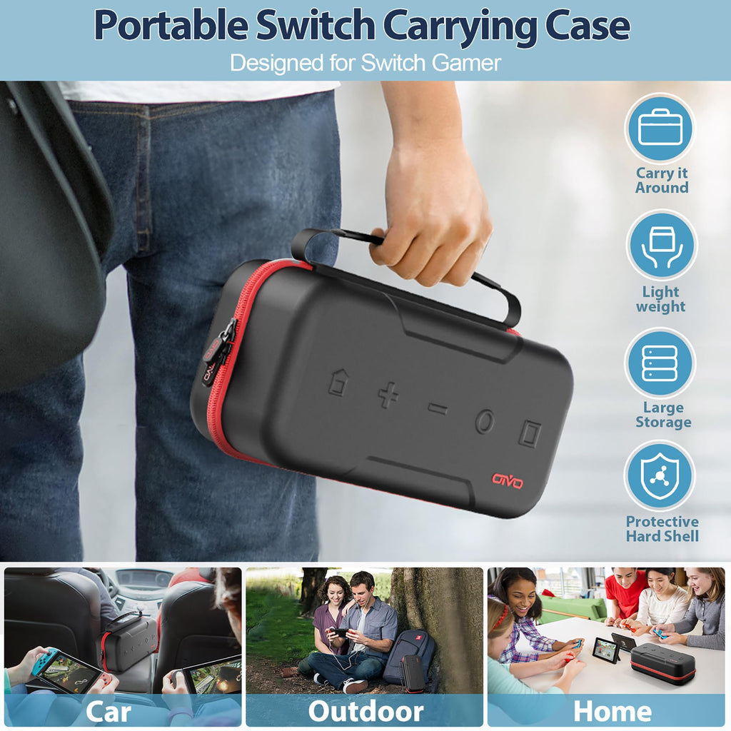 Switch OLED Carrying Case with 20 Games G528617