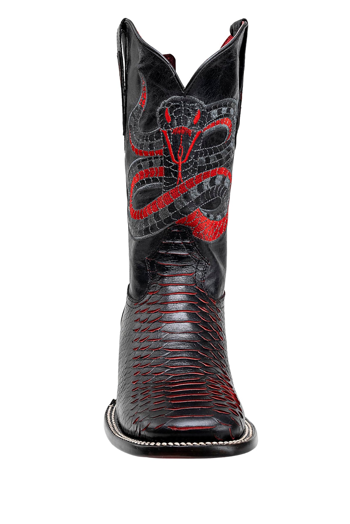 Men's Bi-tone Western Boot with Rubber Cap Y787646